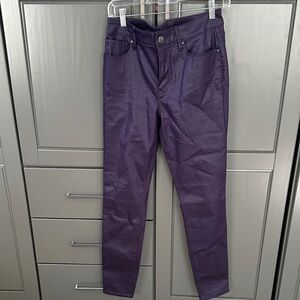 White House Black Market Deep Purple Skinny Jeans